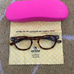 EYEBOBS Waylaid designer readers with hard case and cleaning cloth